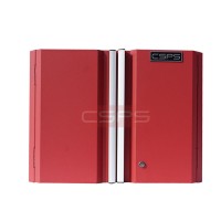 CSPS red 2 door open wall cabinet 61cm W x 30cm D x 46cm HY