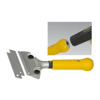 Universal scraper with 3 snap-off blades 1